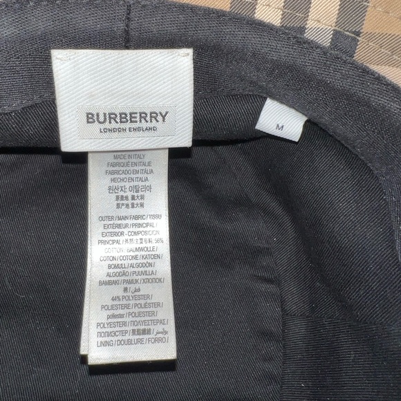 SOLD Burberry Vintage Check Bucket Hat Designer Cap - Picture 4 of 4
